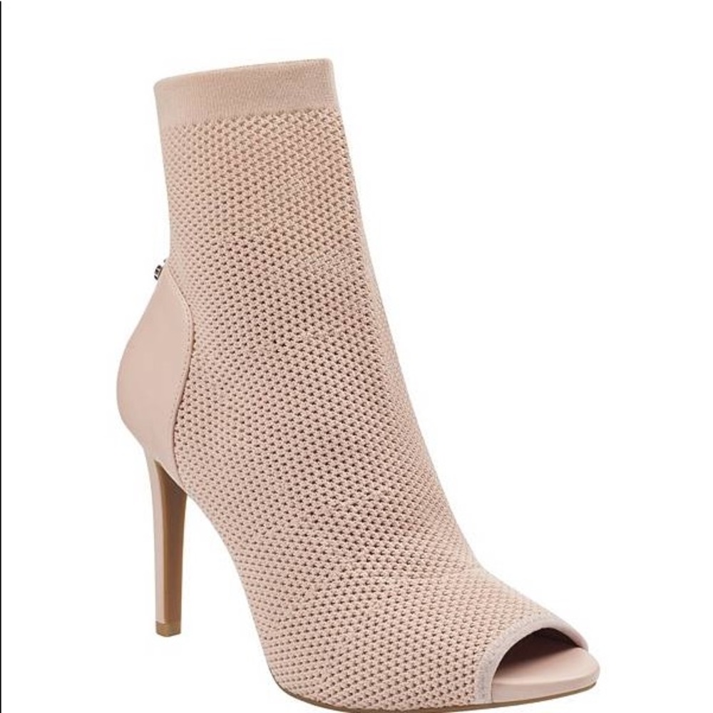 Guess ABRI KNIT SOCK BOOTIES Pink/Blush size 5
